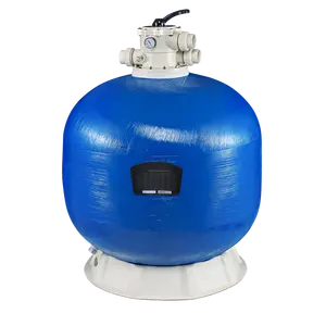 BAOBIAO OEM Commercial Backwash Fiberglass 24Inch 650MM FRP Pool Filter Silice Sand Tank Housing For Above Ground Swimming Pool