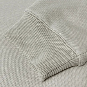 Sudaderas con capucha de algodón de alta calidad de peso pesado Sudadera con capucha en blanco Logotipo bordado personalizado Hombres Sudadera con capucha - Product Image 5