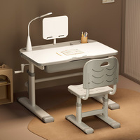 Ensemble de bureau et chaise d'étude pour enfants et étudiants, moderne, confortable et réglable en hauteur