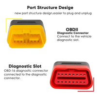 Nuevo cable de extensión OBD2 de 36CM para Launch X431 para aplicaciones de automóviles