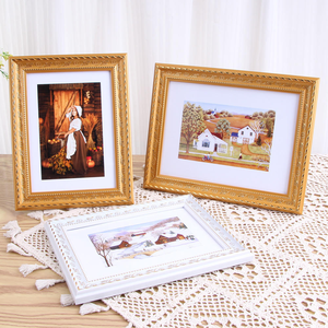<span class=keywords><strong>Cadre</strong></span> <span class=keywords><strong>photo</strong></span> baroque orné sculpté <span class=keywords><strong>à</strong></span> bordure large avec passe-partout blanc, directement de l'usine, pour salon, chambre, mariage, décoration intérieure, cadeau - Product Image 2