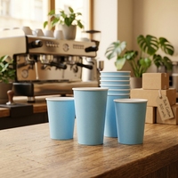 Boîte à emporter en papier kraft de qualité alimentaire, à paroi simple, écologique, imperméable, avec couvercles pour soupe, pour usage en restaurant, avec finition dorée