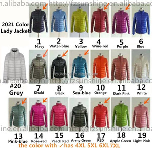 <span class=keywords><strong>Chaqueta</strong></span> de plumón ultrafina ligera y plegable, color verde, para <span class=keywords><strong>mujer</strong></span>, Primavera - Product Image 6