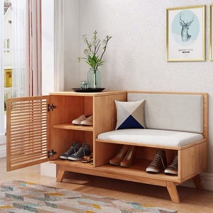 Robusto zapato Banco 3-Nivel de bambú organizador de zapatos ideal para entrada de baño de la habitación - Product Image 4