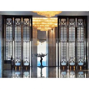 ANN2317 Customized Luxury Coated Printed Stainless Steel <b>Partition</b> <b>Screen</b> Multi-Functional Design Durable Construction Modern - Product Image 6