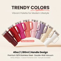 Produsen logam 40oz sublimasi putih vakum baja tahan karat warna perak pemasok cangkir Tumbler termal olahraga pribadi
