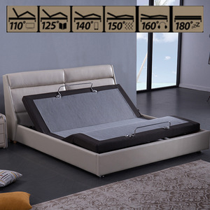 2023 <span class=keywords><strong>Lit</strong></span> de maison électrique réglable électrique sans fil rembourré bon marché Queen - Product Image 2