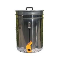 Tangki Filter Madu Stainless Steel 50L Dengan Saringan Tangki Madu, Peralatan Peternakan Lebah