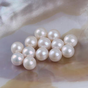 Perlas de Agua Dulce Redondas Blancas de Alta Calidad de Zhuji, 7-7.5mm, 4A, para Hacer Aretes, Accesorios, Perlas Sueltas - Product Image 1