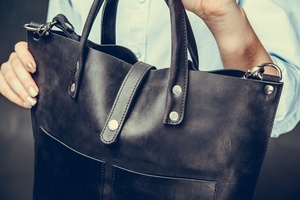 Bolso cruzado de compras con cremallera de cuero para mujer, bolso informal Vintage para ordenador portátil, bolso de cuero para mujer, 2017 - Product Image 6