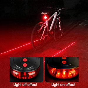 Nouvelles lumières laser de qualité, lampe clignotante LED, feu arrière de vélo, lumière de sécurité LED pour vélo, modes d'éclairage - Product Image 6