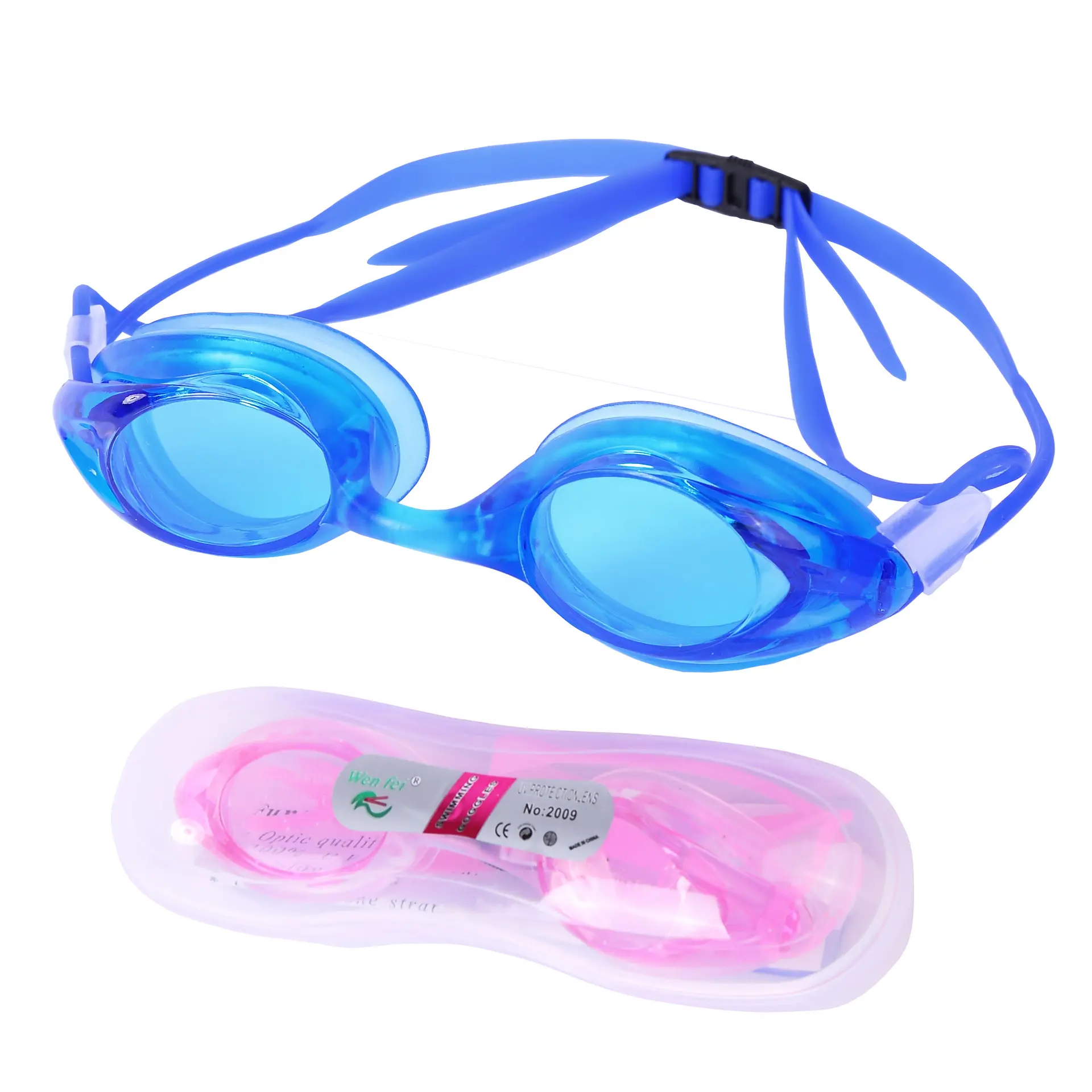 Black Adjustable Hd Diving Goggles Adult Silicone Swimming Goggles