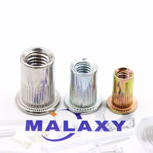 Écrou de rivet de presse Offre Spéciale personnalisé d'usine MALAXY écrous à riveter <span class=keywords><strong>en</strong></span> acier inoxydable au carbone aluminium <span class=keywords><strong>Zinc</strong></span> Din 4mm 12mm 5mm 6mm - Product Image 3
