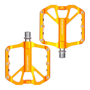 Vente en gros de pédales de vélo personnalisées ultra-légères en aluminium, pointes antidérapantes amovibles, réflecteurs, accessoires pour pédales de vélo de montagne - Product Image 3