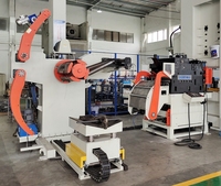 HZ FORCE Dérouleur, redresseur et alimentateur automatique 3-en-1 pour bobines NC, machine de redressement de métal pour lignes de production, 380V/220V 40Pic/M