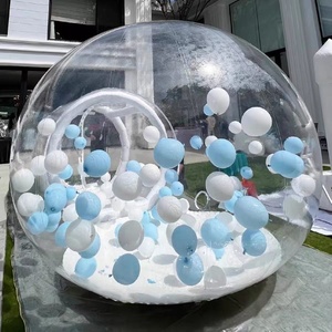 Grande tente bulle gonflable transparente, dôme igloo clair, logo personnalisé pour les stations touristiques, les sites <span class=keywords><strong>de</strong></span> camping, les hôtels <span class=keywords><strong>de</strong></span> vacances, les fêtes - Product Image 4