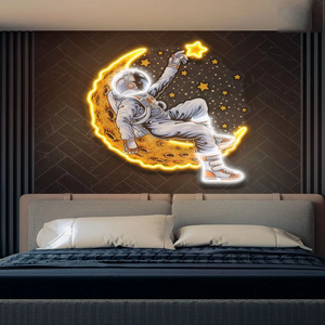 Letrero de neón Led Spaceman personalizado, diseño de pared de astronautas, tienda, logotipo comercial, letrero de neón, diseño de luz para la decoración de pared de tu tienda - Product Image 6