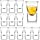 1oz shot glass cheap drinking small long shot glass 30ml
