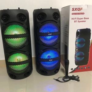 Nhà Máy Mới Kép 8-Inch Không Dây Bt Loa Di Động Công Suất Cao Gia Đình Ngoài Trời Âm Thanh Loa Siêu Trầm Cho Đảng - Product Image 3