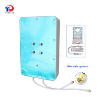 Antena de Comunicación de Panel 4G Lte Mimo 2x2 Direccional de 16dBi para Amplificador de Señal de Largo Alcance para Exteriores