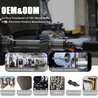 Fabrication sur mesure d'engrenages hélicoïdaux/droits en laiton/acier inoxydable/aluminium par usinage CNC OEM pour applications automobiles/cyclistes, usinage de précision par électroérosion à fil