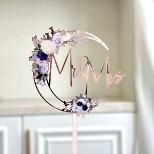 ของตกแต่งหน้าเค้กอะคริลิคสำหรับงานแต่งงานอุปกรณ์ตกแต่ง<span class=keywords><strong>เค้ก</strong></span>หมั้นแบบใช้ซ้ำได้สินค้ามาใหม่ - Product Image 6