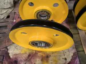 Roue de <span class=keywords><strong>poulie</strong></span> de <span class=keywords><strong>corde</strong></span> non standard de <span class=keywords><strong>haute</strong></span> qualité pour l'équipement de levage - Product Image 2