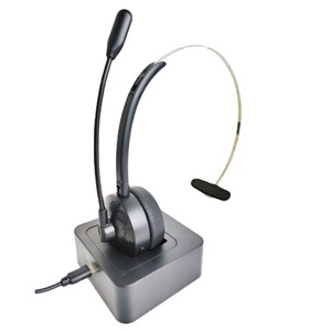 Mono para auriculares dinámicos para camioneros, conductores, oficina de negocios, centro de llamadas y uso en aviación, micrófono inalámbrico de manos libres - Product Image 3