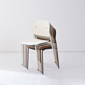 Silla de Comedor de Metal Apilable de Diseño Nórdico Moderno y Simple para Interiores, con Cojín, Venta al por Mayor de Fábrica - Product Image 5