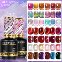 BORN PRETTY PRO 42 Couleurs Vernis Gel Effet Œil de Chat Sans HEMA avec Fiche de Données de Sécurité (MSDS) Fournisseur Professionnel de Produits pour Ongles Vernis Gel UV LED Soak Off