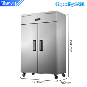 Refrigerador Comercial BoJin de <span class=keywords><strong>2</strong></span> <span class=keywords><strong>Puertas</strong></span>, Gran Capacidad, Refrigerador Horizontal de Una Sola Temperatura, Acero Inoxidable, Pantalla LED, Ahorro de Energía - Product Image 6