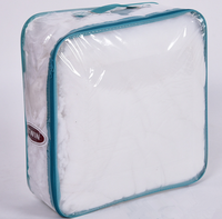 Cambodge sacs de couette à fermeture éclair en plastique transparent avec poignée