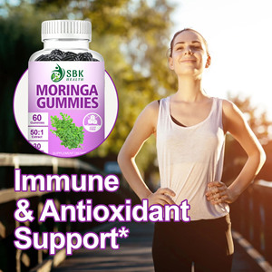 New Arrival Moringa Gummies Moringa 50:1 Extract Immune Antioxidant Support Beauty <b>Supplement</b> - Product Image 3