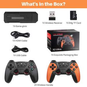 Console di Gioco Retrò X6 2025 con Connessione Cablata, Plug & Play, 20000+ <span class=keywords><strong>Giochi</strong></span>, Doppia TV, Arcade PSP, Supporta Formato GB - Product Image 5