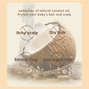 Shampoo pour bébé Teddy Island, formule faiblement acide avec huile de noix de coco, 500 ml, 0% d'ingrédients nocifs - Product Image 3