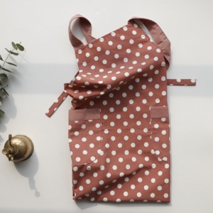 Fabricante <span class=keywords><strong>de</strong></span> China caliente delantal <span class=keywords><strong>de</strong></span> algodón diseño Polka Dot rayas delantal <span class=keywords><strong>de</strong></span> cocina <span class=keywords><strong>Chef</strong></span> <span class=keywords><strong>de</strong></span> cocina delantal - Product Image 2