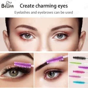 New Disposable Crystal Glitter Mascara Wands Eyelash Brush Extensions Lash Brush Lash Spoolie Mascara Wand Brush