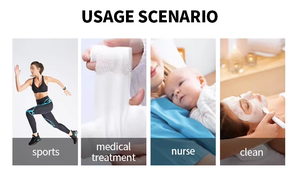 निर्माता कस्टम उच्च लोचदार क्रीप पट्टी के लुभावनीय चिकित्सा घाव देखभाल लोचदार पट्टी लाल रेखा - Product Image 6