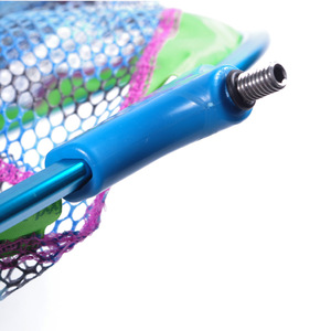 Épuisette de pêche d'extérieur avec maille enduite adhésive et poignée en aluminium haute résistance, accessoire de pêche - Product Image 2