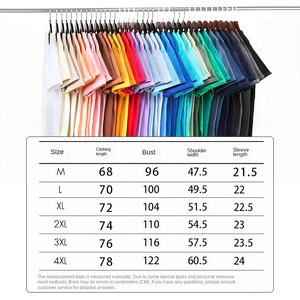 Vente directe d'usine, t-shirt pour homme en coton 240G, manches courtes, col rond, épaules tombantes, blanc, en stock - Product Image 5