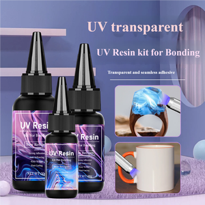 Resina UV de alta transparencia de 30g de curado rápido, kit de resina UV de unión fuerte para vidrio/acrílico/cerámica - Product Image 2