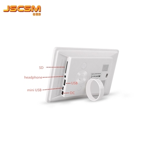 Giá Rẻ Đen Trắng Màu Video Vòng 7 Inch <span class=keywords><strong>Lcd</strong></span> Hiển Thị Kỹ Thuật Số Khung Ảnh Cho Thương Mại Khuyến Mãi Quà Tặng - Product Image 4