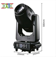 Projecteur LED extérieur étanche IP20 400W DMX512 avec zoom, CRI 90 élevé, pour scène, parc, paysage, bord de mer