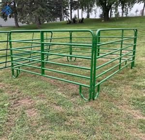 Panneaux de cour de cheval galvanisés durables Utilisation à long terme Installations équines en maille de fer Traitement thermique de maison de contrôle des foules <span class=keywords><strong>3D</strong></span> - Product Image 4