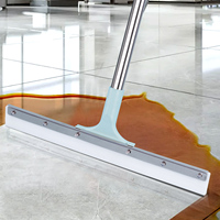 Balai Magique D'Intérieur à Long Manche, Raclette de Fenêtre et Grattoir de Sol pour le Nettoyage du Verre et des Surfaces