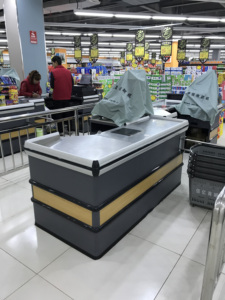 Comptoir de réception de salon de beauté Table de caisse et de caisse pour utilisation <span class=keywords><strong>en</strong></span> <span class=keywords><strong>magasin</strong></span> Design élégant et élégant - Product Image 5