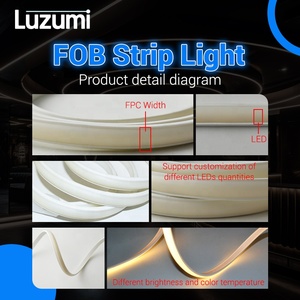 Striscia LED COB Epistar di Alta Qualità 220VAC 8W/M 288PCS/M IP65 Illuminazione Paesaggistica per Esterni Ra90 5m/rotolo - Product Image 4