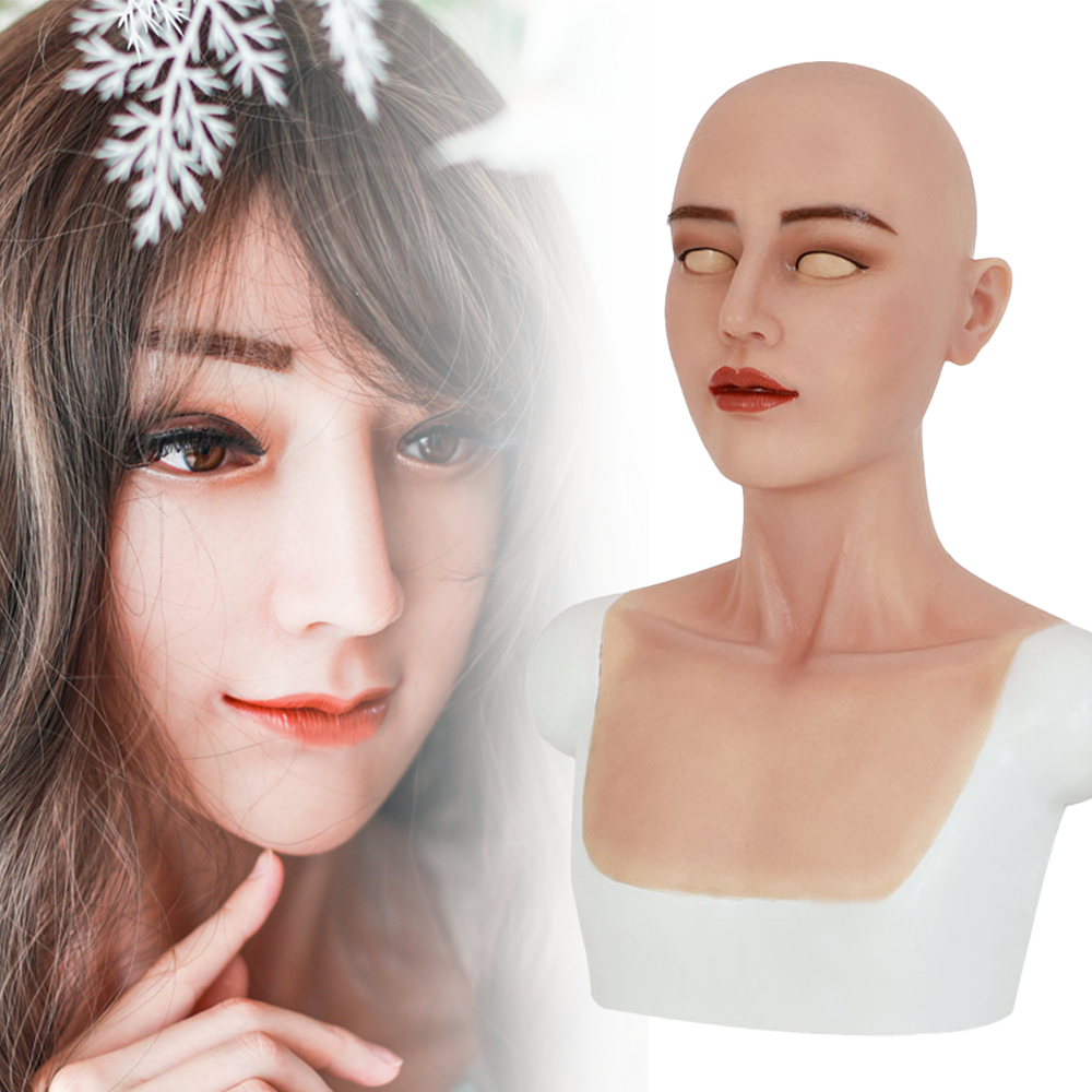 Maschera Neutra Testa Di Donna - Foto 3