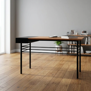 Escritorio Rectangular Minimalista de Madera, Muebles Modernos de Oficina, Diseño de Oficina en Casa Independiente - Product Image 2