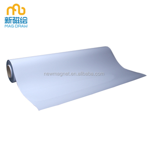 Feuilles de tableau blanc magnétique effaçables à sec non adhésives avec film en fer doux et PET, grand rouleau pour murs - Product Image 1